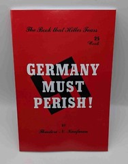 Germany Must Perish! – Theodore N. Kaufman – Paperback New & Unread