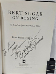 Burt Sugar on Boxing by Bert Randolph Sugar, Signed, 2003 1st Edition/1st Print