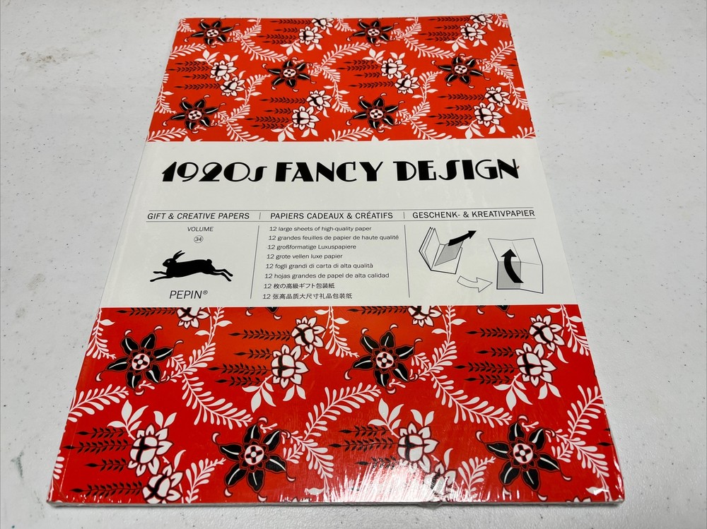 1920S FANCY DESIGNS : GIFT AND CREATIVE PAPER BOOK VOL.34 By Van Pepin Roojen