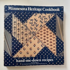 Minnesota Heritage Cookbook 1979 Hand-Me-Down Recipes Softbound Vintage 1st Ed