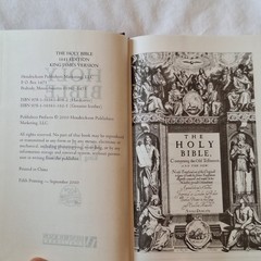 Holy Bible: King James Version Hardcover 400th Anniversary 1611 Ed New
