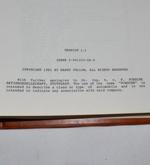 Harry Pellow SECRETS OF THE INNER CIRCLE Porsche 356/912 Engine Guide Manual 1.1