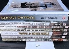 WWII Germany PB Books Lot Of 8 TANKS Afrika WW2 Rommel Afrikakorps Hitler 20