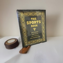 Easton Press THE SPORTS BOOK GAMES RULES TACTICS TECHNIQUES Leather Gold SEALED