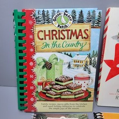 Lot Of 4 Christmas GOOSEBERRY PATCH, Santa’s Holiday Treats, Eagle Brand Favs
