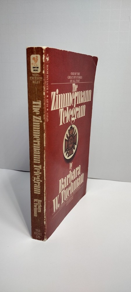 THE ZIMMERMANN TELEGRAM Barbara Tuchman HC Illus. 1971 edition vgc Macmillan