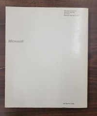 Microsoft Macro Assembler 5.1 Programmer’s Guide 1987 Paperback Part No. 01506