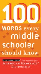100 Words Every Middle Schooler Should Know – Paperback – GOOD