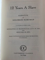 12 TWELVE YEARS A SLAVE by Solomon Northup Faux Leather Bound 2014 SCARCE