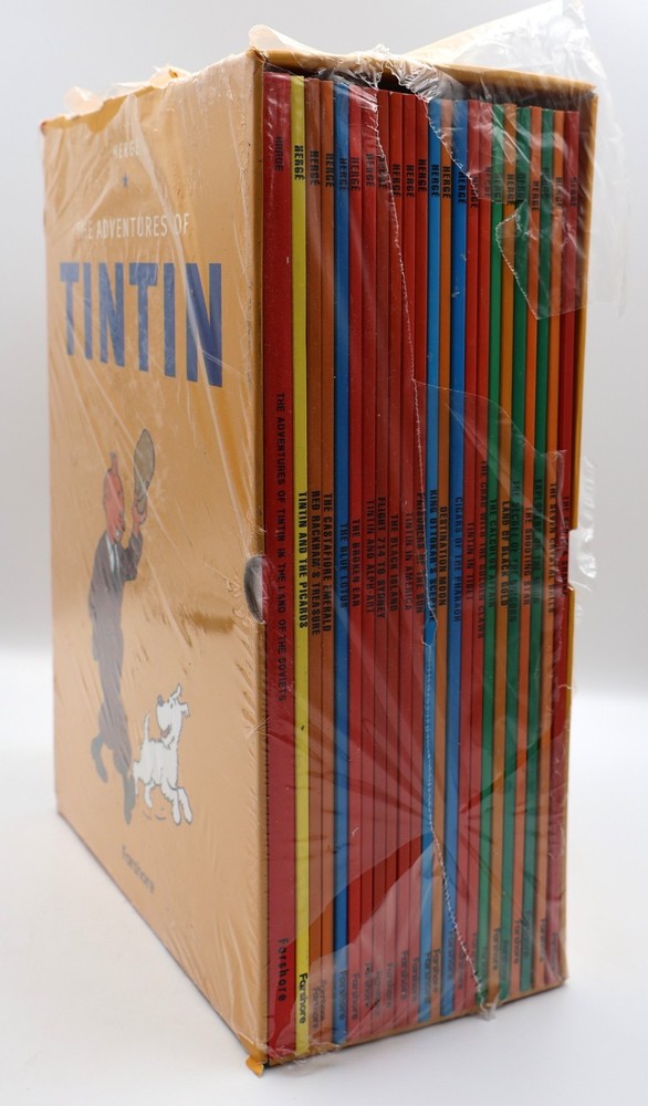 The Adventures of TINTIN – 23-Book Complete PB Collection Box Set Full Edition