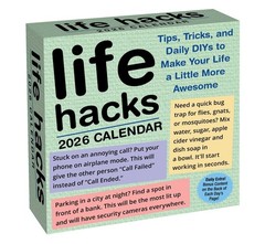 Life Hacks 2026 Day-to-Day Calendar Multi