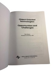 Object Oriented Technologies Rick Gibson 2000 Computer Science Idea Group