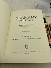 Germany: 2000 Years, Volumes I and II Set, Reinhardt 1961