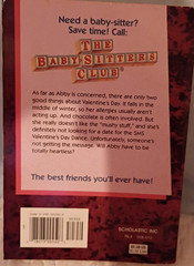 Baby-Sitters Club # 127 Abby’s Un-Valentine Ann M Martin 1st ed Paperbk 1999
