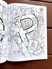 The Ultimate Alphabet Coloring Book 5 By Alannah Dyer- 8.5×11 in. Ages 4-8 Fun