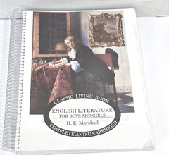 English Literature for Boys & Girls H.E. Marshall Classic Living SPIRAL BOUND