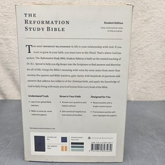 The Reformation Study Bible Student Edition ESV Blue Leather-Like R.C. Sproul