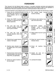 BOBCAT S650 Skid Steer Loader Service Manual SN A3NV11001 Up 2018, FOLDOUTS
