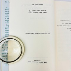 Aristotle’s Poetics The Argument Gerald F Else 1957 First EditionThird Printing