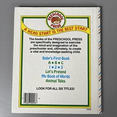 Vintage Preschool Press Hardcover „Animal Tales“, Good Condition