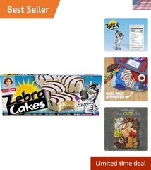 Savory Sweetness: Little Debbie Zebra Cakes, 10 Twin-Wrapped Cakes, 13.0 OZ