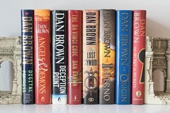 Dan Brown Complete Lot of 8 Set HARDCOVER Books Robert Langdon Series (#1-6)