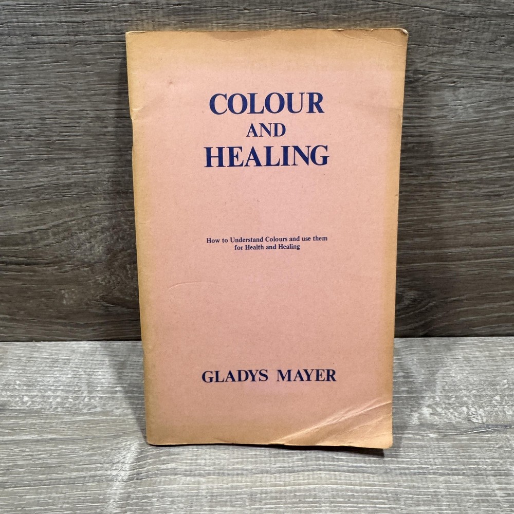 Vintage Colour And Healing Gladys Mayer Books Pink PB United Kingdom 1964