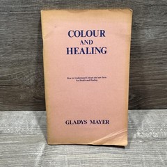 Vintage Colour And Healing Gladys Mayer Books Pink PB United Kingdom 1964
