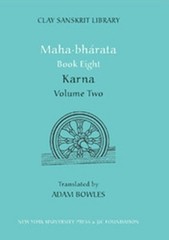 Adam Bowles Mahabharata Book Eight (Volume 1) (Hardback) Clay Sanskrit Library