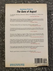 The Guns of August by Barbara W. Tuchman (1989, Hardcover, 25th Anniv Ed)