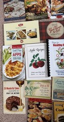 Lot of 25 Assorted Cookbooks Lot Pamplets Recipes
