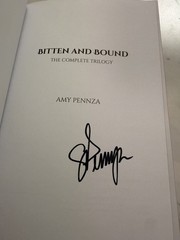 Bitten and Bound Complete Trilogy – SIGNED – Spicy Vampire MMF Dark Romance PB