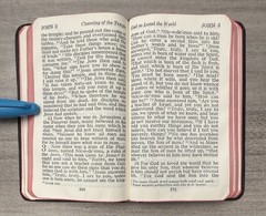 VTG Thinline 1946 Pocket New Testament RSV Black Leather 691X Nelson ~ 4.9″ x 3″