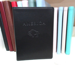 America National Parks and Destinations Guide 6″ Leather Softcover BLACK