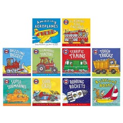 Amazing Machines 10 Books Paperback Set – Ages 2+ – By Tony Mitton & Ant Parker