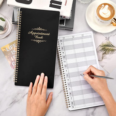 Salon Appointment Book – 15 Min Increments, 3 Cols, 200 Pages, 6.1“ X 11.54“,