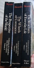 CIVILIZATION & CAPITALISM 15th-18th Century Vol 1-3 Fernand Braudel 1981-84 PB