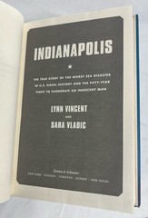 1st Eds-USS INDIANAPOLIS-Signed ONLY 317 SURVIVED & TRUE STORY by Vincent HCDJs