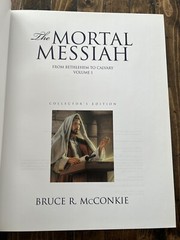 The Mortal Messiah – Vol 1 – Collectors Edition LDS, MORMON McConkie 1st