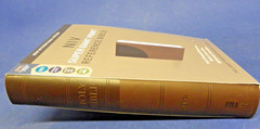 NIV Super Giant Print Reference Bible 16.5-Point Print Size Chocolate Cover