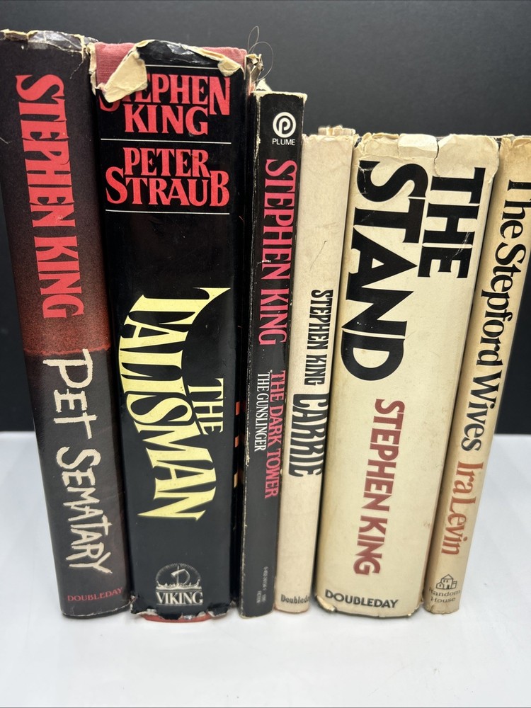 Stephen King Lot of 6 BCE Book Club & 1st edition The Stand Pet Semetary