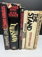 Stephen King Lot of 6 BCE Book Club & 1st edition The Stand Pet Semetary