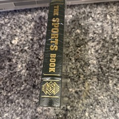 Easton Press THE SPORTS BOOK GAMES RULES TACTICS TECHNIQUES Leather Gold SEALED