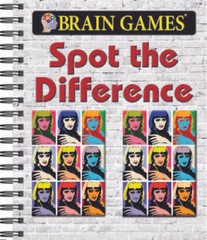 Brain GamesÂ® Spot the Difference – Spiral-bound – GOOD