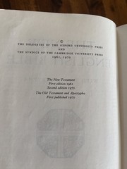 Vtg The New English Bible With the Apocrypha Oxford University Press 1970 HC DJ