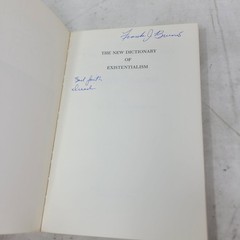 New Dictionary of Existentialism St. Elmo Nauman Jr. 1972 Philosophy Citadel