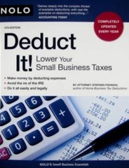 Deduct It Lower Your Small Business Taxes – Paperback – VERY GOOD