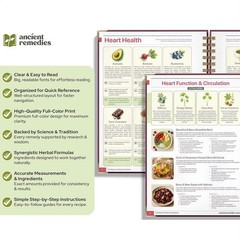 The Natural Healing Handbook, Spiral-Bound Guide for Herbal Remedies and Natural