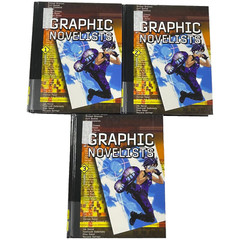 3 vol. U•X•L Graphic Novelists 2007 Will Eisner Neil Gaiman Alan Moore Alex Ross