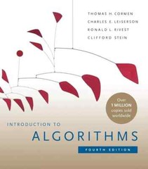 Introduction to Algorithms, Fourth Edition by Ronald L. Rivest, Charles E…. HB